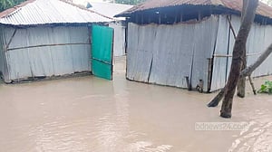 তিস্তার পানি নেমে গেলেও লালমনিরহাটের নিম্নাঞ্চল প্লাবিত