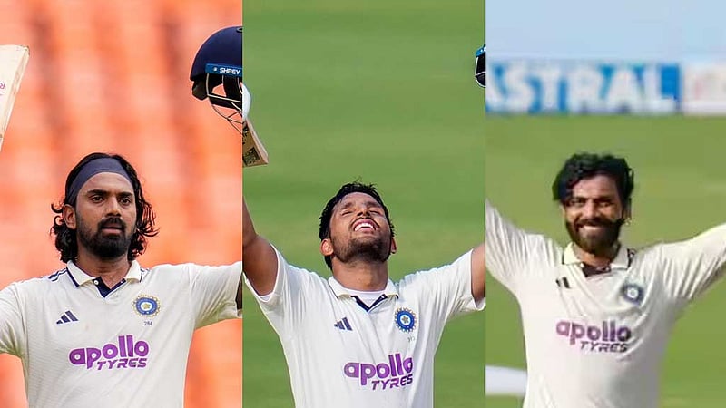 রাহুল, জুরেল ও জাদেজার সেঞ্চুরিতে ভারতের বিশাল লিড