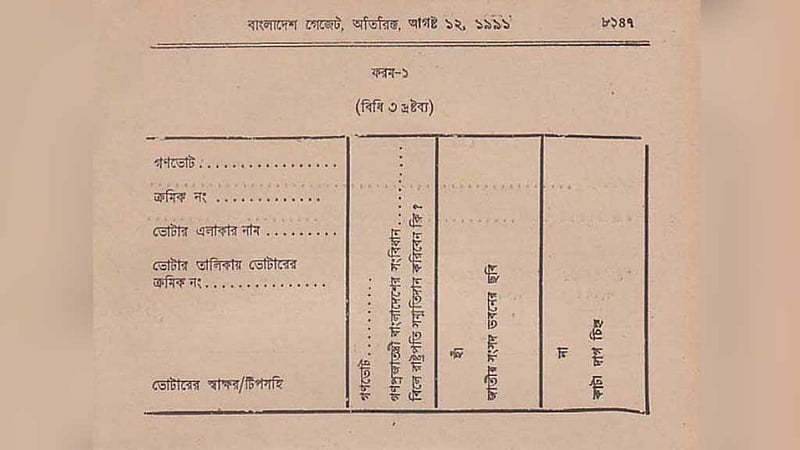 এক গণভোটে ব্যয় কত?