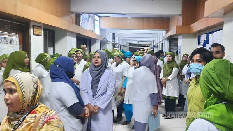 ‘মারধর’, সোহরাওয়ার্দী হাসপাতালে নার্সদের কর্মবিরতি