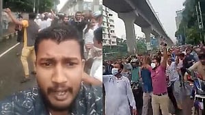 বাংলামোটরে ‘নিষিদ্ধ’ আওয়ামী লীগের মিছিল: কারাগারে ১১ জন