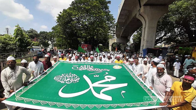 ঈদে মিলাদুন্নবীতে রাজধানীতে ‘জশনে জুলুস’