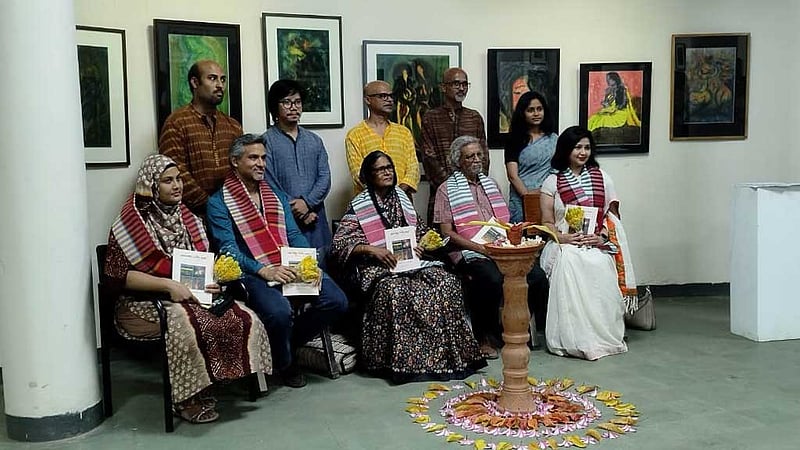 চার শিল্পীর 'গুরু-শিষ্য: শিষ্য-গুরু' জয়নুল গ্যালারিতে