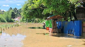 খাগড়াছড়িতে পাহাড়ি ঢলে নিম্নাঞ্চল প্লাবিত, পানিবন্দি ৫ শতাধিক পরিবার