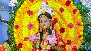 রামকৃষ্ণ মিশনে কুমারী পূজা