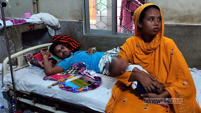 ‘দুইটা ছাওয়াক ধরি কীভাবে খাব?’ গুলিবিদ্ধ শাহীনের স্ত্রীর দুশ্চিন্তা