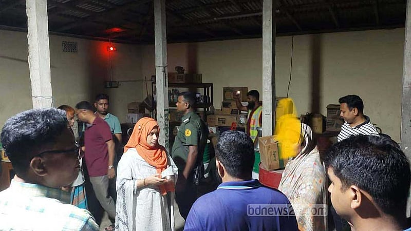 বগুড়ায় অবৈধ মজুদ করা ৪ হাজার লিটার ডিজেল জব্দ