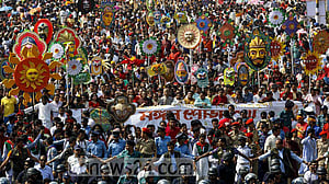 মঙ্গল শোভাযাত্রার নাম পরিবর্তনের ঘোষণায় উদীচীর ক্ষোভ