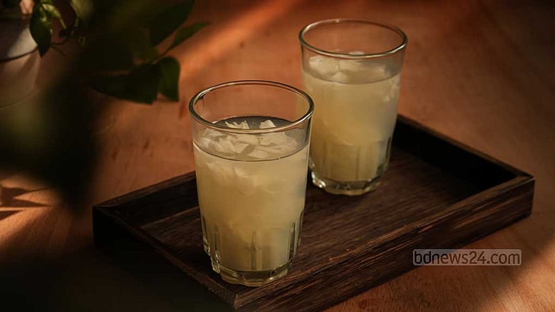 গরমে শান্তিতে ডাব পুডিং