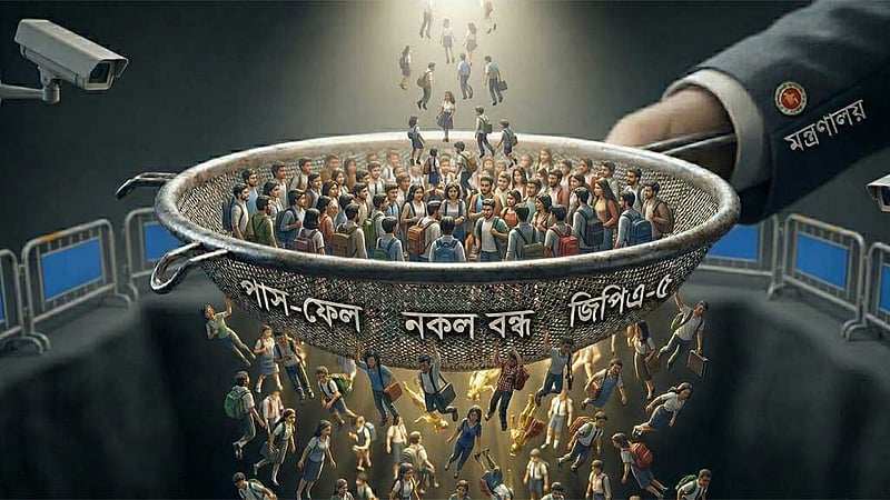 শিক্ষার চেয়ে ছাঁকনি বড়!