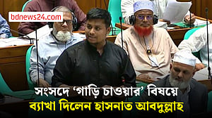 ‘আমরা ট্যাক্স-ফ্রি গাড়ি চাইনি’, সংসদে হাসনাত