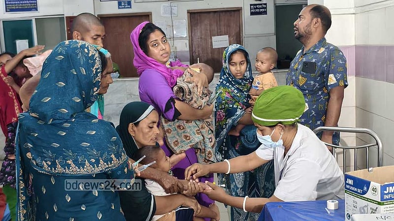 ময়মনসিংহ মেডিকেলে হাম আক্রান্ত আরও ১ শিশুর মৃত্যু, চিকিৎসাধীন ৬৭