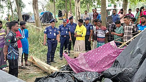 নওগাঁয় ঝড়ে গাছ উপড়ে অন্তঃসত্ত্বা বেদে নারীর মৃত্যু