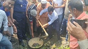 নওগাঁয় সাত কিলোমিটার খাল পুনঃখনন শুরু