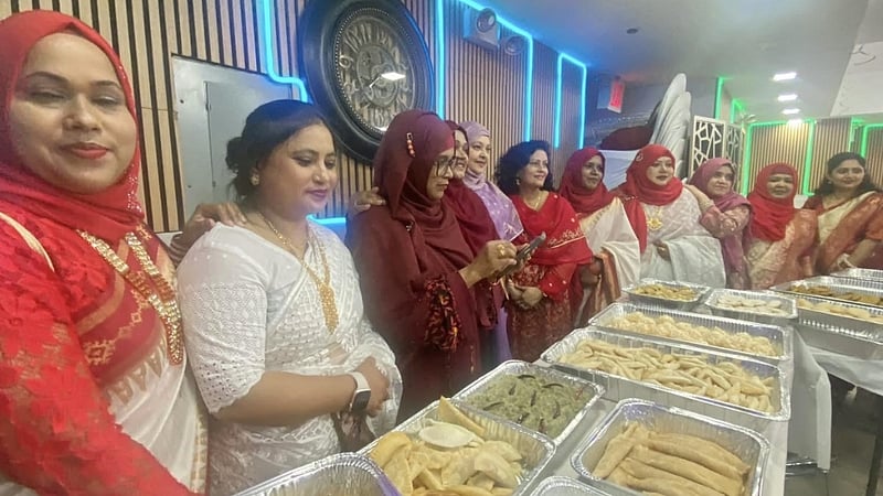নিউ ইয়র্কে পিঠার সুবাসে শেরপুরবাসীর বৈশাখ বরণ