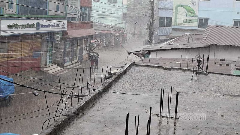 নীলফামারীসহ উত্তরাঞ্চলে টানা বৃষ্টি, তিস্তা নদীতে পানি বৃদ্ধি