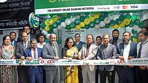 ঢাকা বিশ্ববিদ্যালয়ে পূবালী ব্যাংকের এটিএম বুথ