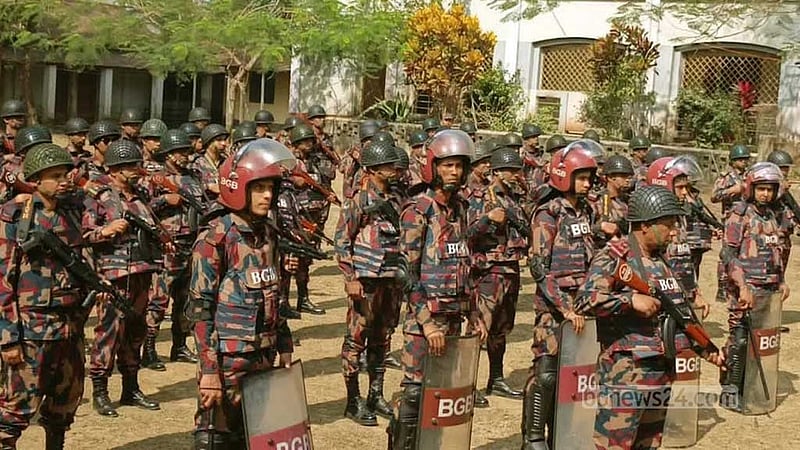 শেরপুর-৩ আসনের নির্বাচন ঘিরে ১৬ প্লাটুন বিজিবি মোতায়েন