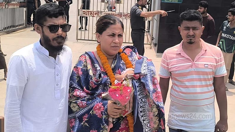 দেড় মাসের শিশু নিয়ে কারাগারে যাওয়া সেই মায়ের মুক্তি মিলল