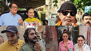 ভোটকেন্দ্রে টালিগঞ্জের তারকারা, দেখুন ছবিতে