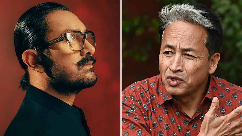 আমির হয়ত গজনির চরিত্রে ডুবেছিলেন, তাই ‘স্মৃতিবিভ্রাট’: ‘থ্রি ইডিয়ট্স’ বিতর্কে ওয়াংচুক