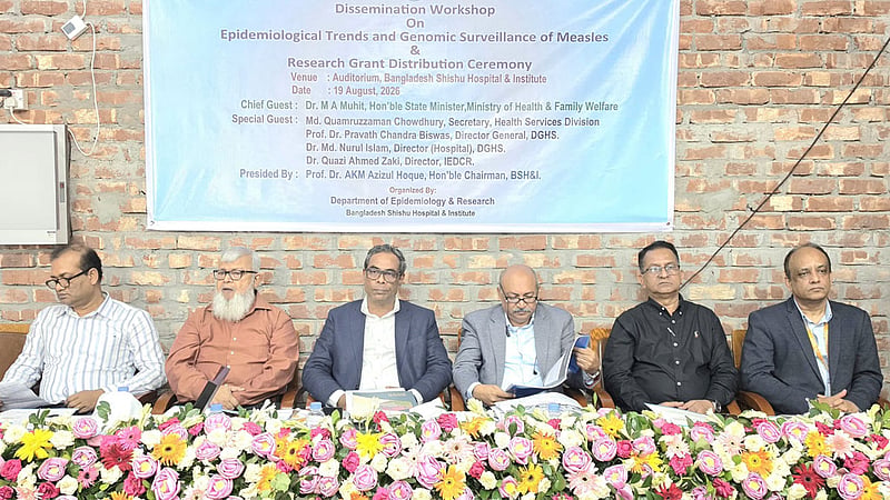 শিশু হাসপাতাল: হাম আক্রান্ত শিশুদের ৬৫% পুষ্টিহীন, মায়ের দুধ পায়নি ৩৮%