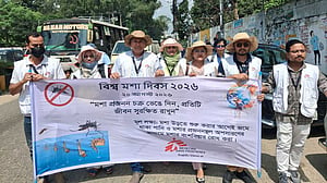 বিশ্ব মশা দিবসে চট্টগ্রামে এমএসএফের শোভাযাত্রা