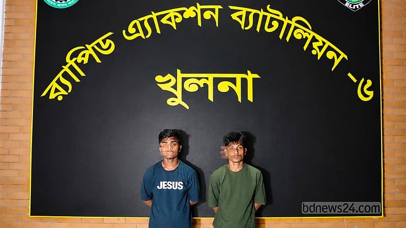খুলনার জোড়া খুনের মামলায় ২ তরুণ গোপালগঞ্জ থেকে গ্রেপ্তার