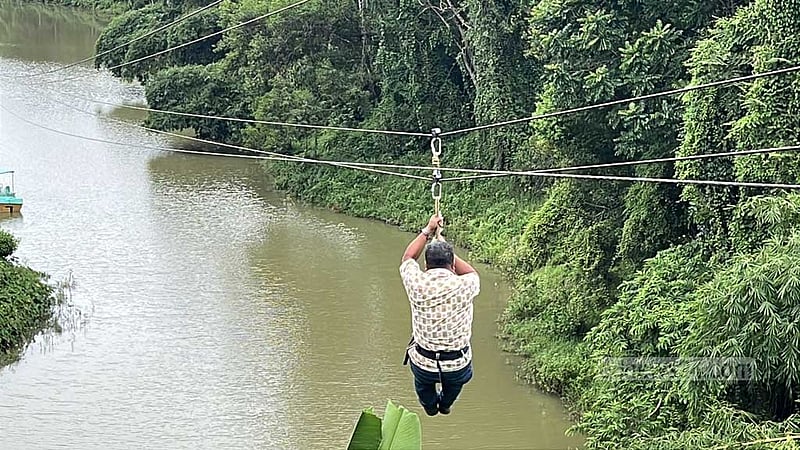 খাগড়াছড়ির পর্যটনে নতুন সংযোজন ‘জায়ান্ট সুইং’ ও ‘জিপ লাইন’