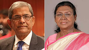 মির্জা ফখরুলকে দ্রৌপদী মুর্মুর অভিনন্দন, একসঙ্গে কাজ করার প্রত্যাশা