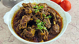 উদরপূর্তিতে খাসির মাংস ভুনা