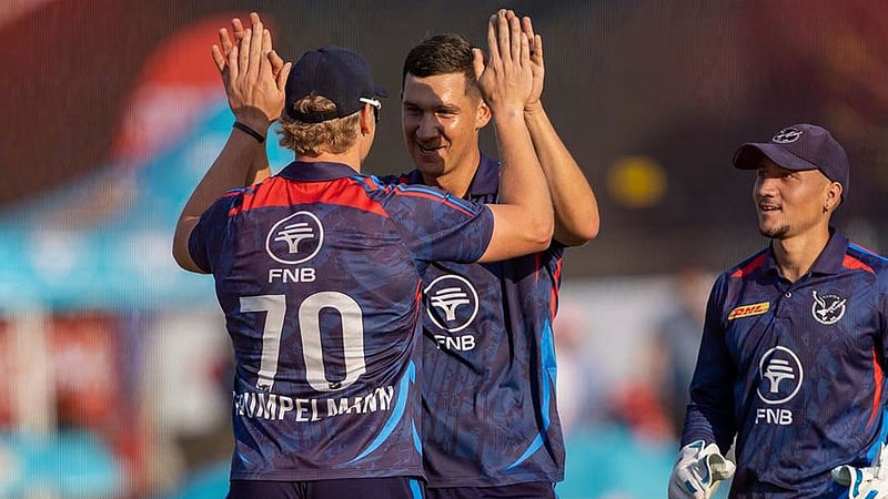 দক্ষিণ আফ্রিকাকে আবার হারিয়ে দিল নামিবিয়া