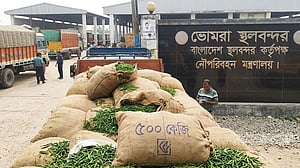 সরবরাহ বাড়াতে ভোমরা দিয়ে ভারত থেকে এল ২০০ টন মরিচ