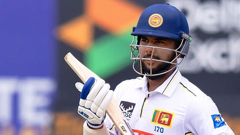 দিনুশার সেঞ্চুরির পরও ভারতের ১৭৮ রানের লিড