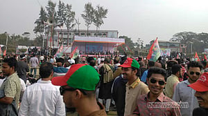 বরিশালে তারেকের জনসভা: উন্নয়নের ধারাবাহিকতার ঘোষণা চান নেতাকর্মীরা