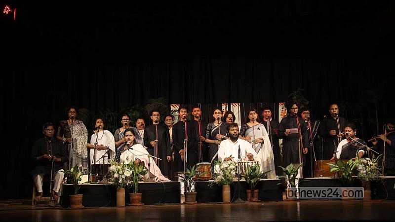 একুশের অনুষ্ঠানে ভাষা-সংস্কৃতি সাধনায় ব্রতের কথা বলল ছায়ানট