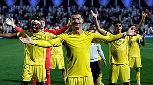 ‘ধর্মঘট’ শেষে মাঠে ফিরেই রোনালদোর গোল
