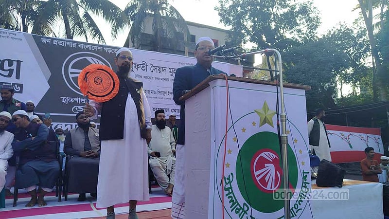 জামায়াতকে যারা ইসলামি দল বলে তারা বোকার স্বর্গে থাকে: চরমোনাই পীর