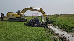 মৌলভীবাজারের মরা কাকড়া খাল পুনর্খনন কাজের উদ্বোধন