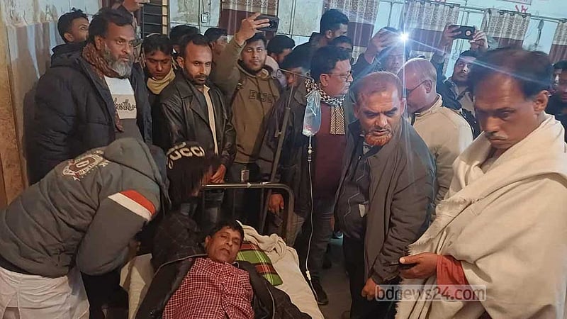 নাটোরে স্বতন্ত্র ও ধানের শীষের সমর্থকদের পাল্টাপাল্টি হামলার অভিযোগ