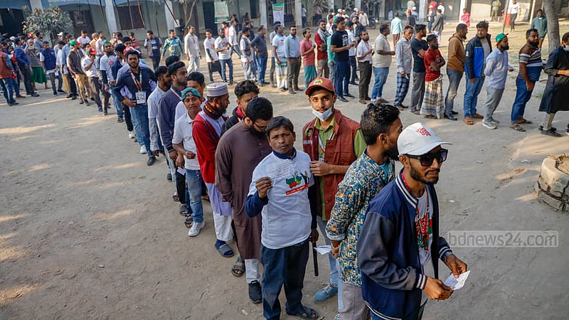 ভোট পড়েছে ৫৯%