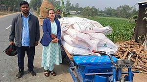 শেরপুরে পাচারকালে সার জব্দ, ডিলারকে জরিমানা