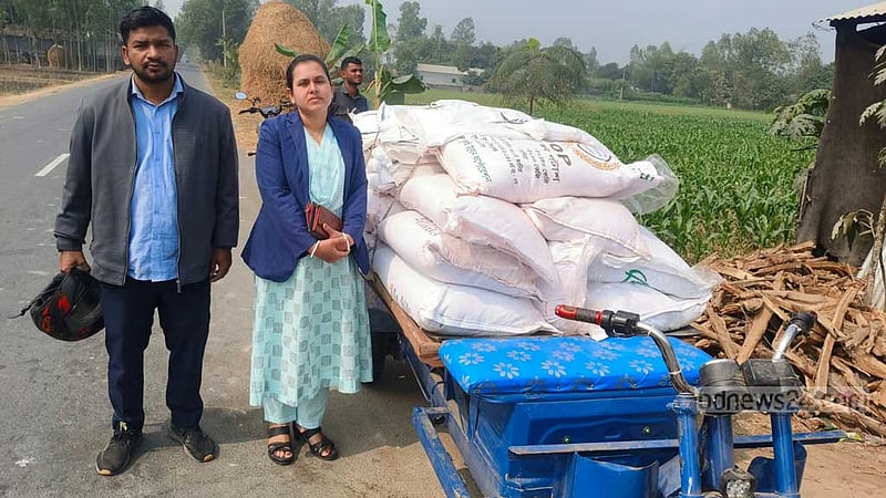 শেরপুরে পাচারকালে সার জব্দ, ডিলারকে জরিমানা