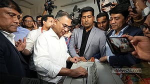ভোট দিলেন তারেক রহমান