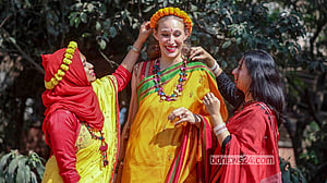 পহেলা ফাল্গুন, সঙ্গে ভালোবাসা দিবস