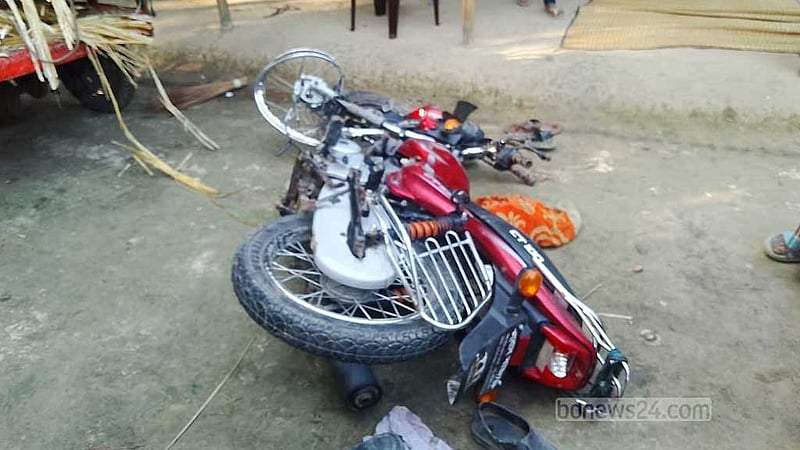 বগুড়ায় মোটরসাইকেল ও ভটভটির সংঘর্ষে নিহত ২