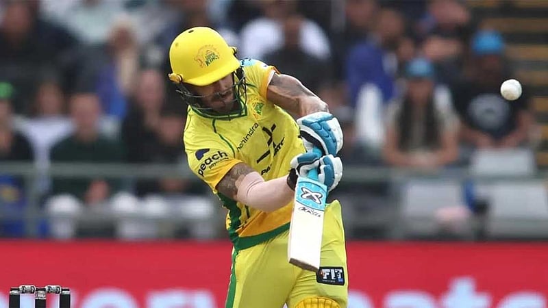 এসএ টোয়েন্টি শেষ দু প্লেসির