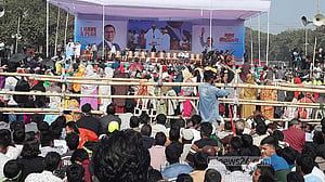 ময়মনসিংহে জনসভা মঞ্চে তারেক রহমান