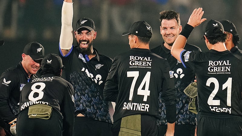 দুবের ছক্কার ঝড় থামিয়ে নিউ জিল্যান্ডের বড় জয়