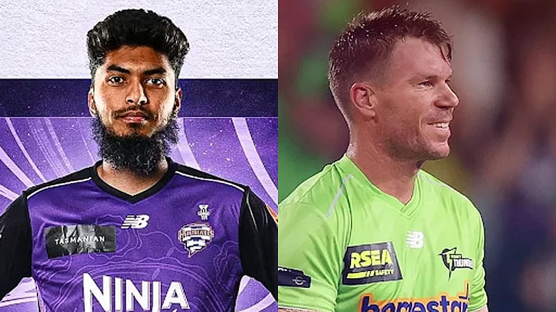 ফের উইকেটশূন্য রিশাদ, সেঞ্চুরিতে কোহলি-রুশোর সঙ্গী ওয়ার্নার